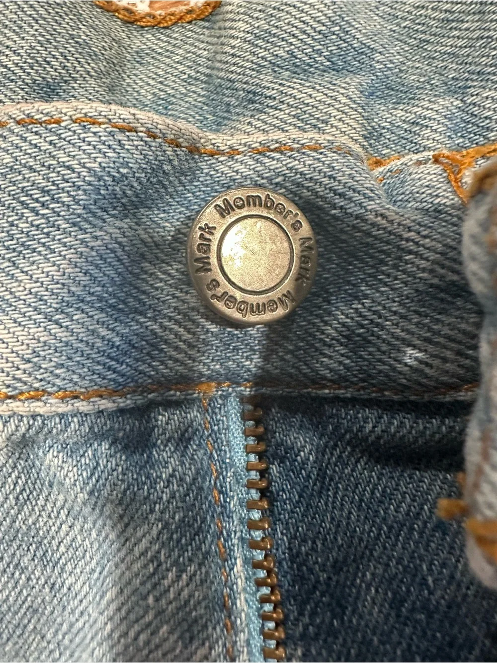 Member’s Mark Denim Shorts Men’s Tag 42 Measures 40 Light Wash Jean Shorts